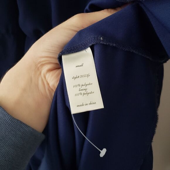 Miami Blue Halter Dress Chiffon S - Picture 2 of 7